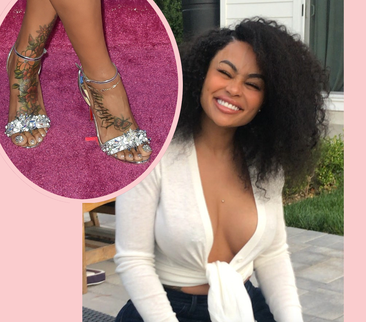 Blac Chyna Spotted Getting Her Toes Sucked In Public By New Man