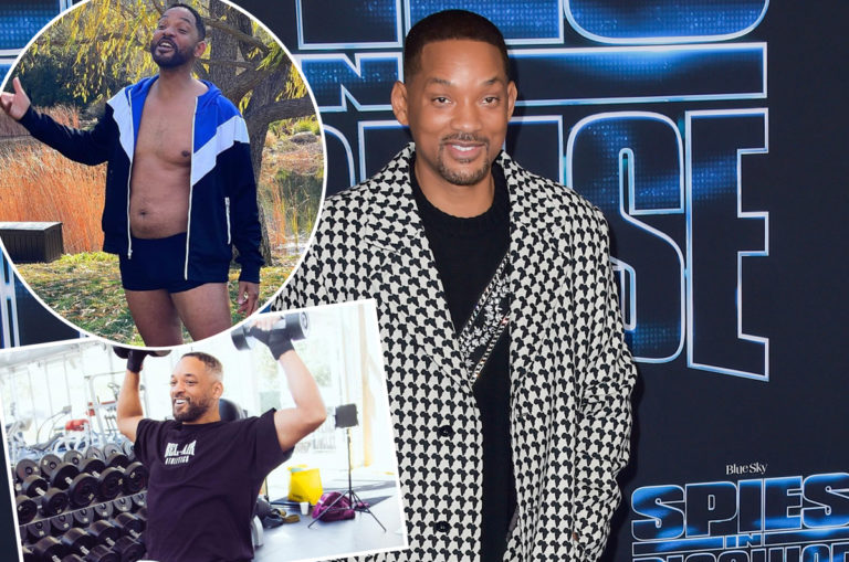 Will Smith Shows Off His Weight Loss Progress In Near Naked Update For