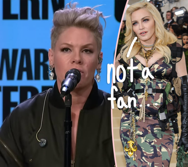 Pink Reveals The Reason Madonna Doesnt Like Her Perez Hilton