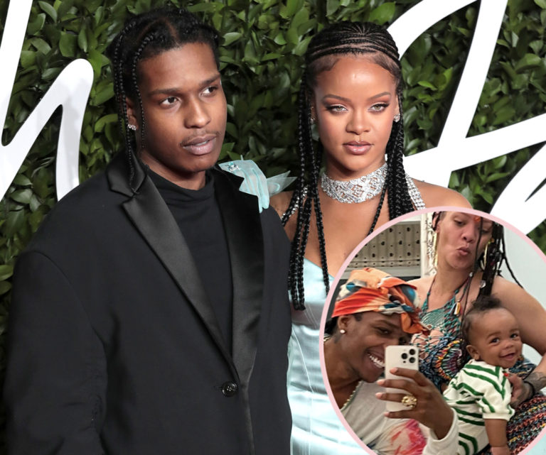 Rihanna A AP Rocky Celebrate Their Son RZAs First Birthday With New