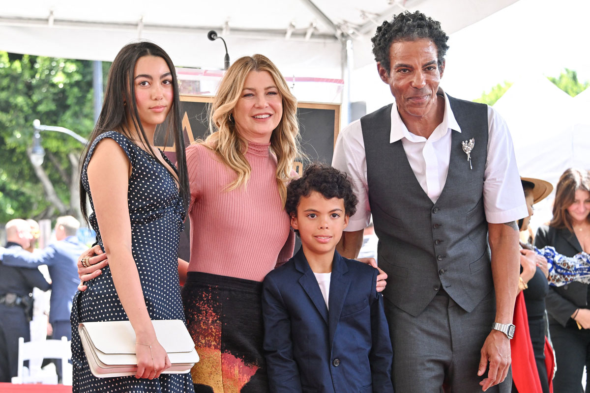 Ellen Pompeo Poses In Rare Family Photos With Husband & Most Of Her Kids!