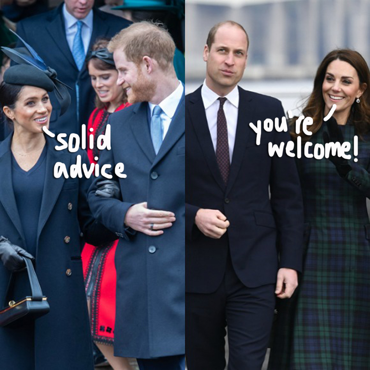 Prince Harry Meghan Markle Prince William Kate Middleton