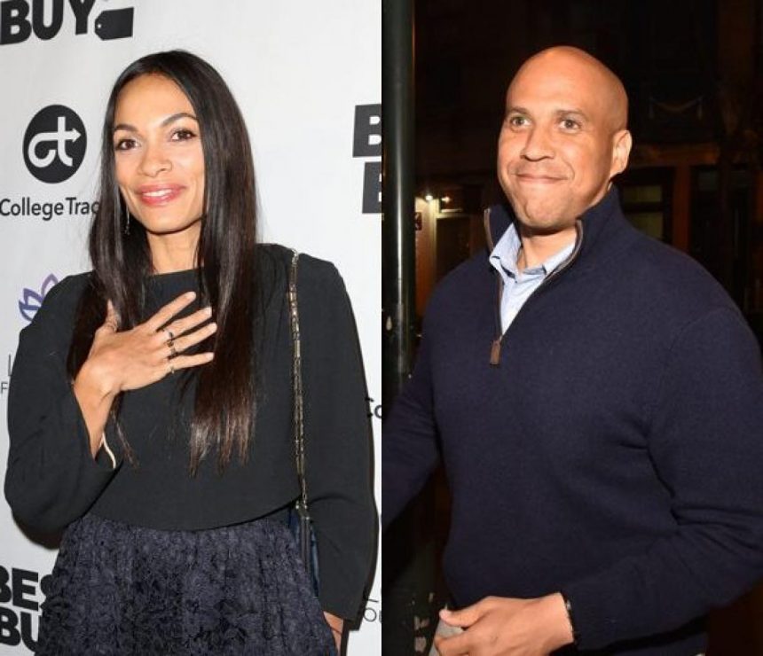 cory booker rosario dawson