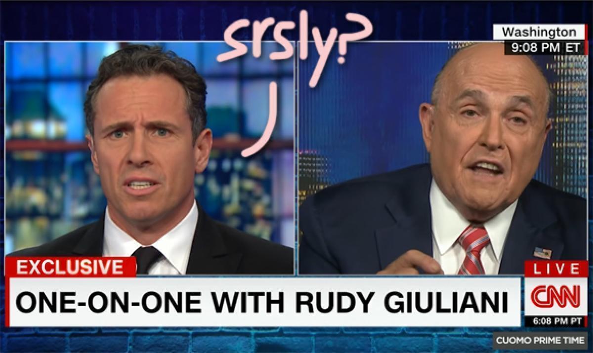 Rudy Giuliani Donald Trump Campaign Collusion CNN Interview