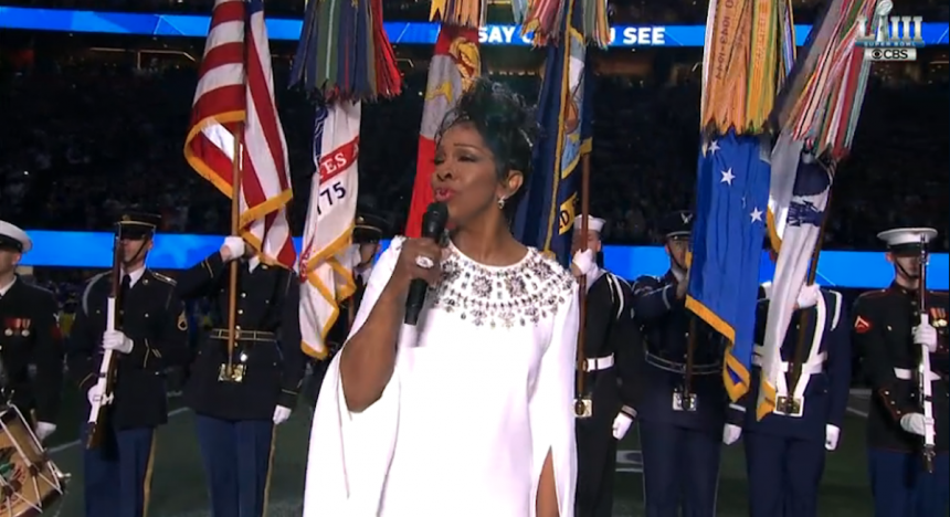 Gladys Knight Kicks Off Super Bowl 2019 With National Anthem