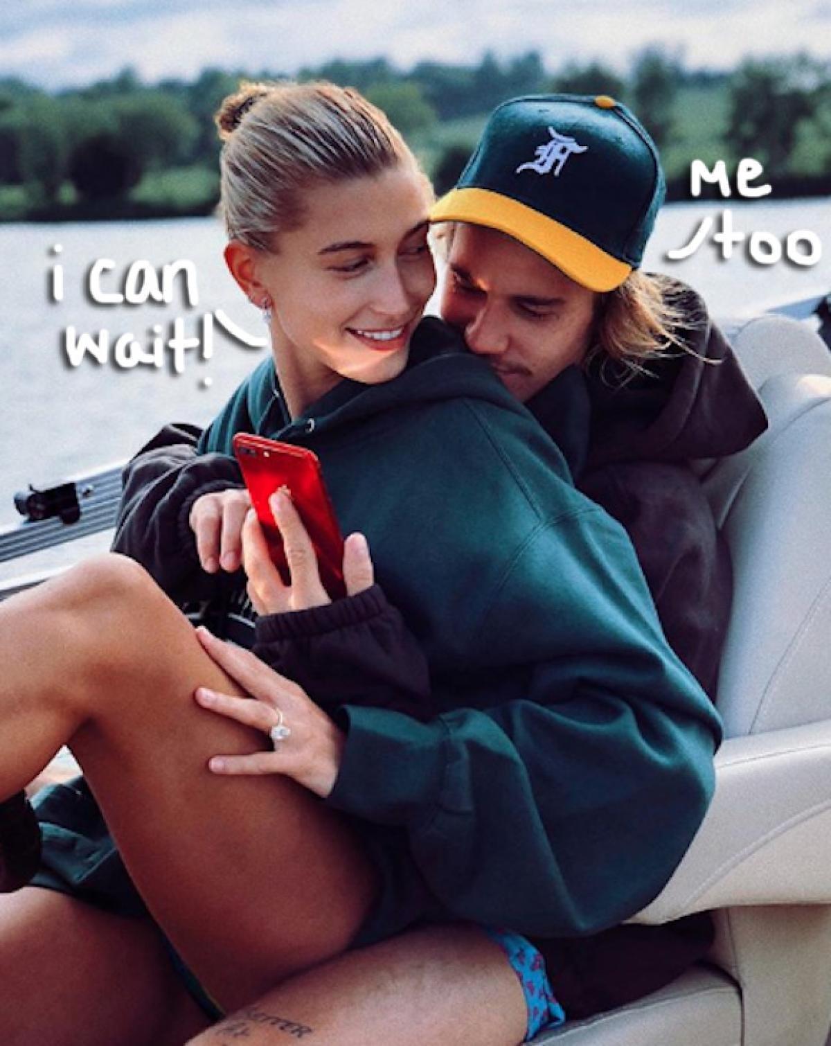 hailey justin bieber wedding waiting ceremony