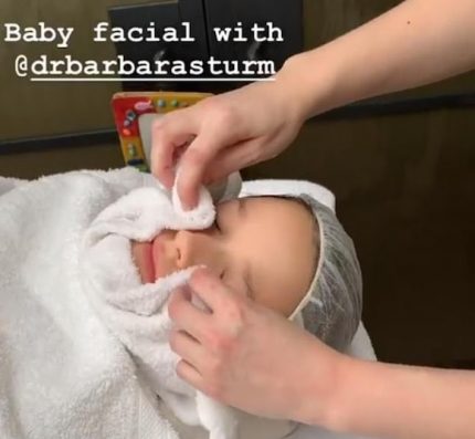 harper-beckham-facial-instagram