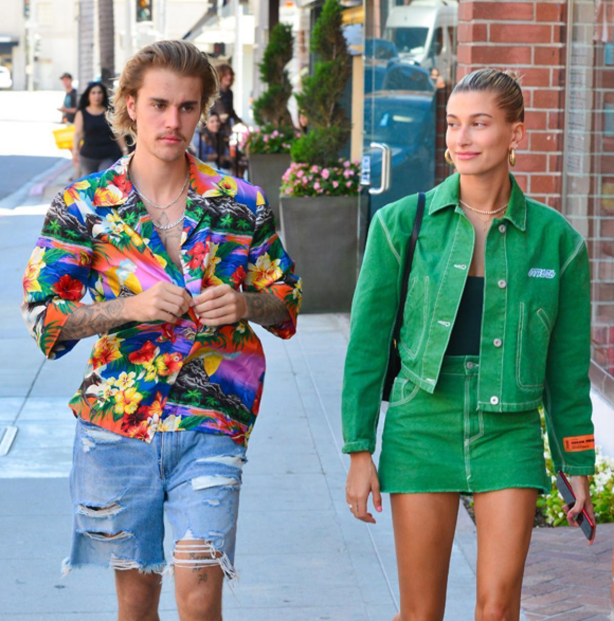 Justin and Hailey Bieber Are Finally Matching Their Outfits