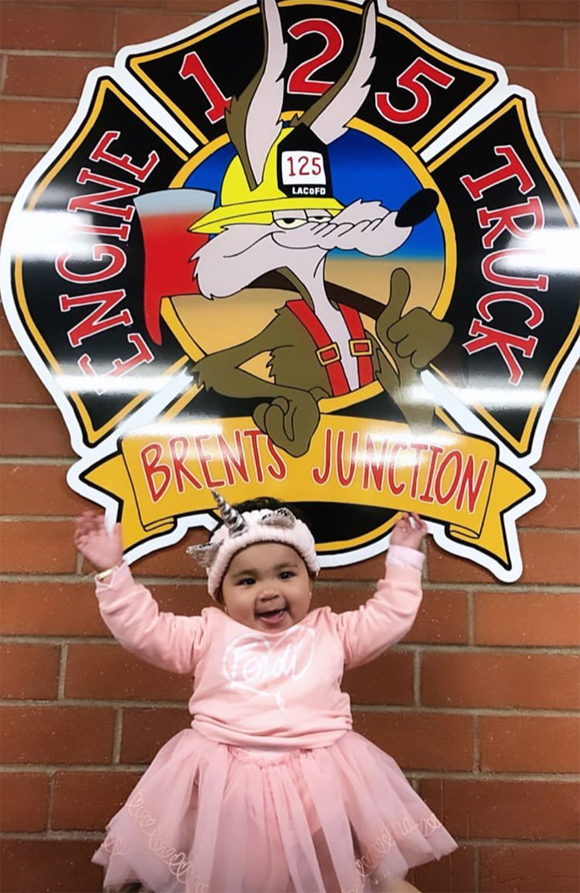 Khloe Kardashian Takes True & Dream To Visit Firefighters Amid Rob