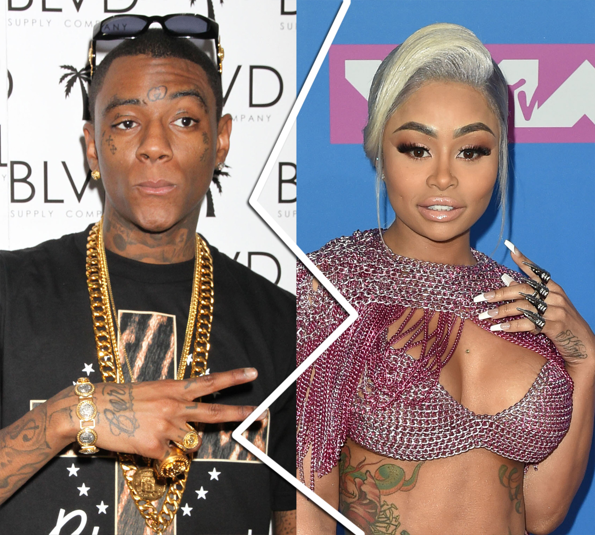 blac chyna soulja boy breakup split