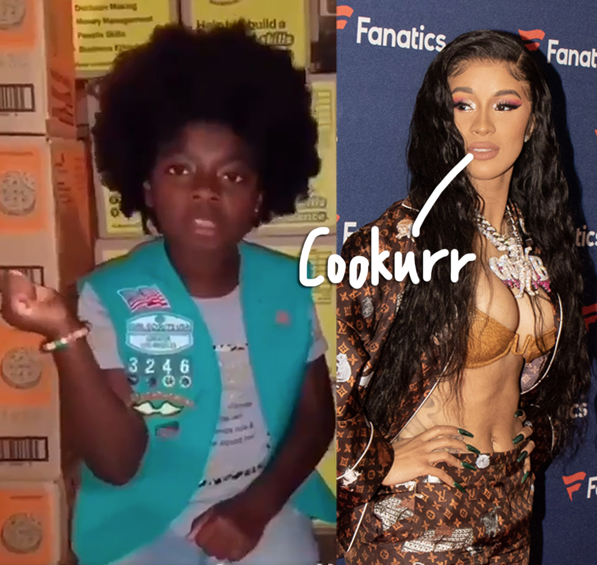 cardi b girl scout cookies money