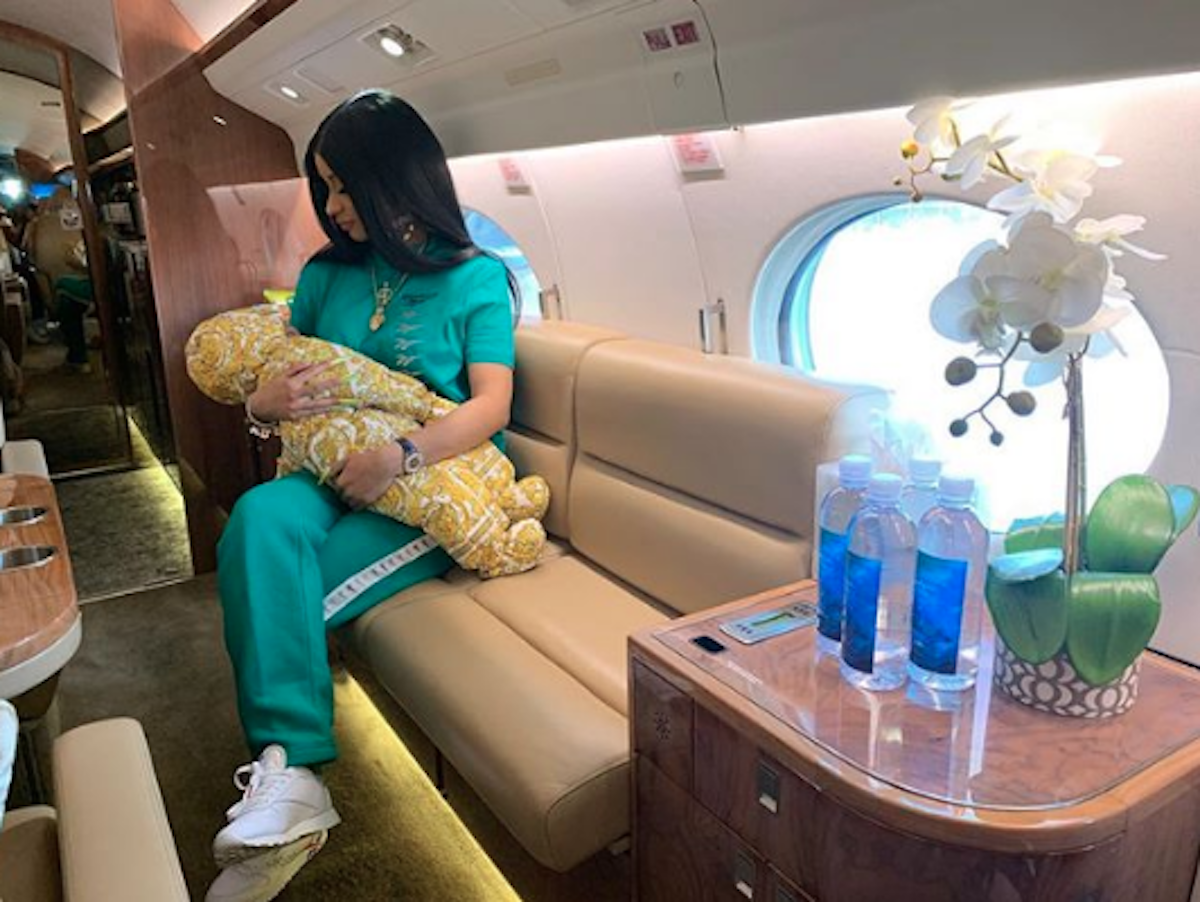Cardi B Shares Rare Video Of Baby Kulture Dancing To Dad Offset's New