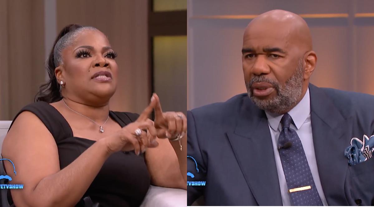 ¡El cobarde Steve Harvey fue criticado por la entrevista con Mo'Nique! - Perez Hilton