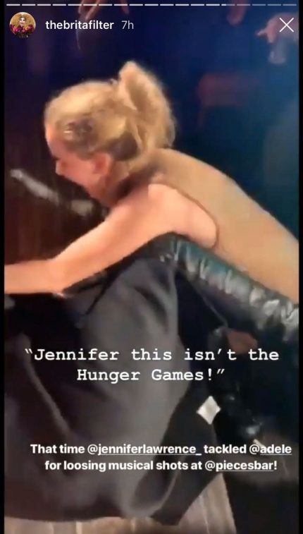 430px x 757px - Jennifer Lawrence & Adele Go Wild At A NYC Gay Bar! - CelebrityTalker.com