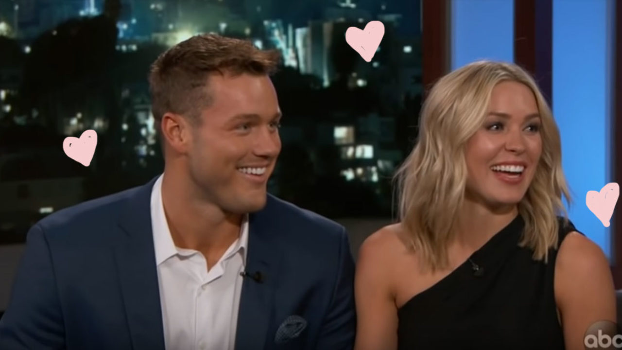 Bachelor Couple Colton Underwood and Cassie Randolph Answer All Of Your Burning Questions On Jimmy Kimmel Live picture