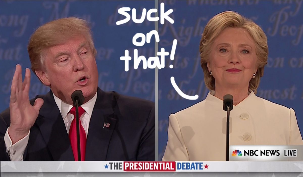 Hillary Clinton Hilariously Hit Back At Donald Trump With A Mean Girls Meme Perez Hilton