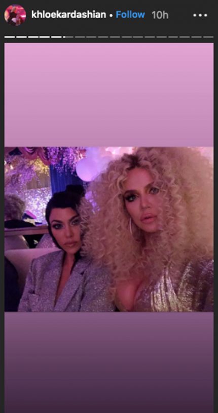 Khloe and Kourtney party together at Diana Ross' bash.