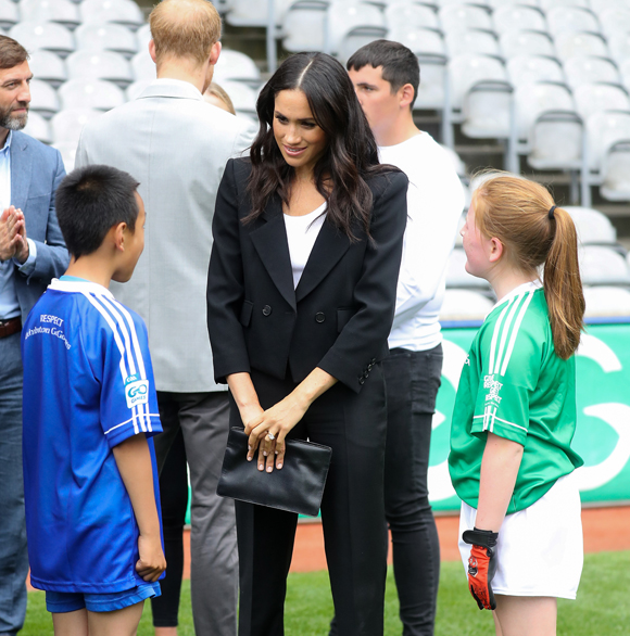 Meghan Markle Meeting fans after wedding