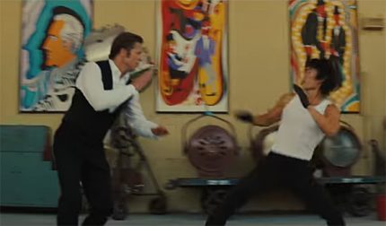 Brad Pitt fights Bruce Lee in Once Upon a Time In Hollywood