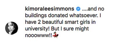 Kimora Lee Simmons responds to Lori Loughlin shade on Instagram