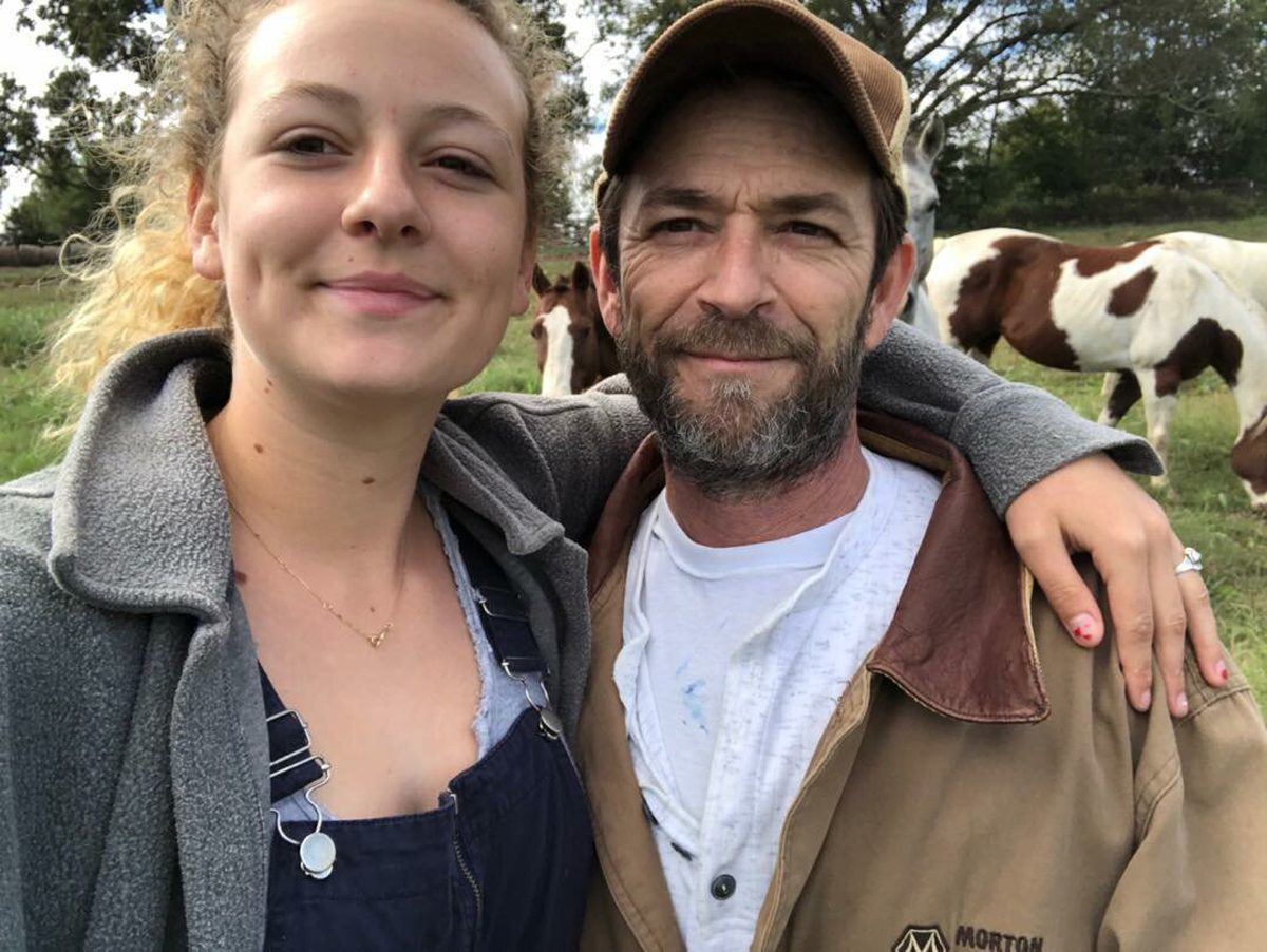 Luke Perry's daughter speaks out.