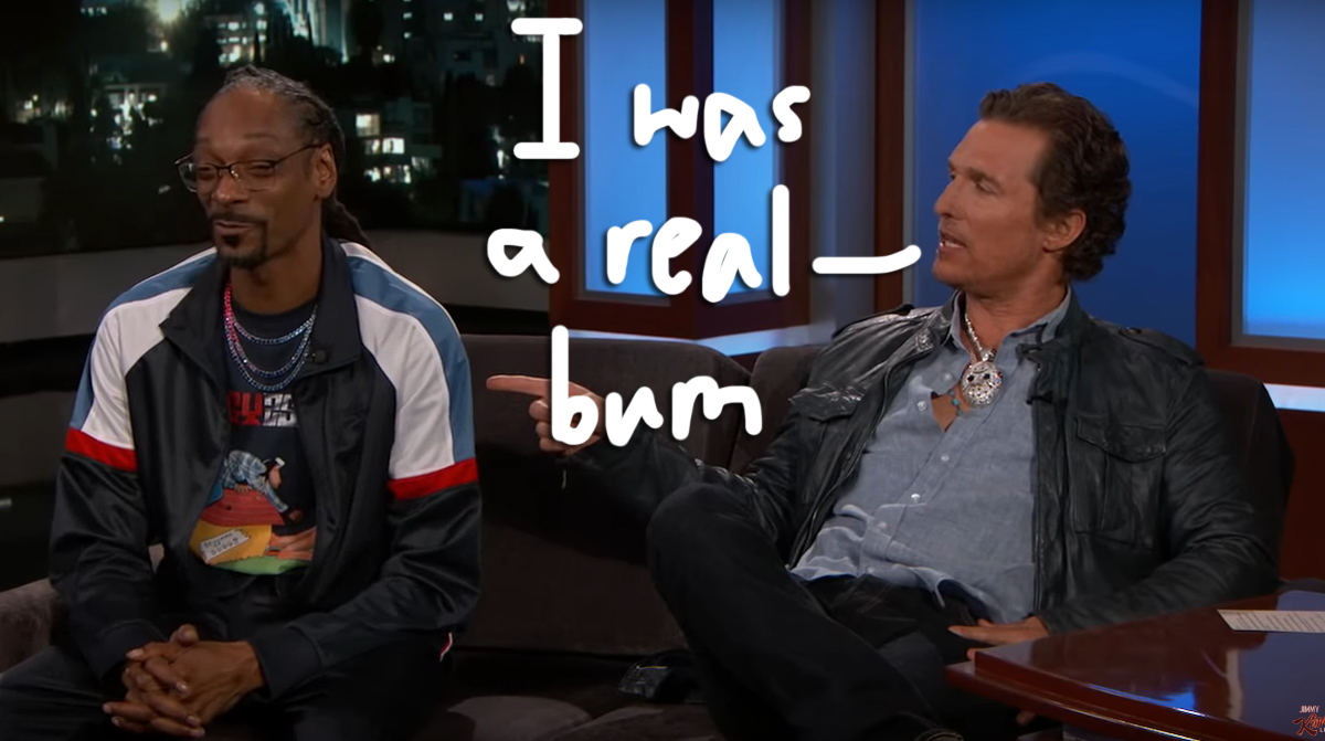 Matthew McConaughey smoked Snoop Dog's weed
