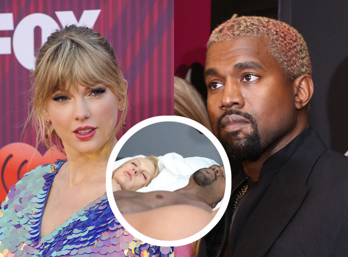 Schwung Dreh Dich Um Genervt Werden Kanye West Famous Taylor Swift Klatschen Beschreibend Kapit N