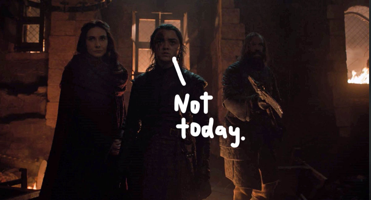 Arya Stark kills the night king and saves winterfell