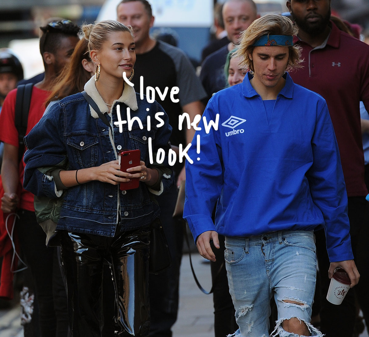 Hailey Bieber shows Justin some love after getting a new haircut.