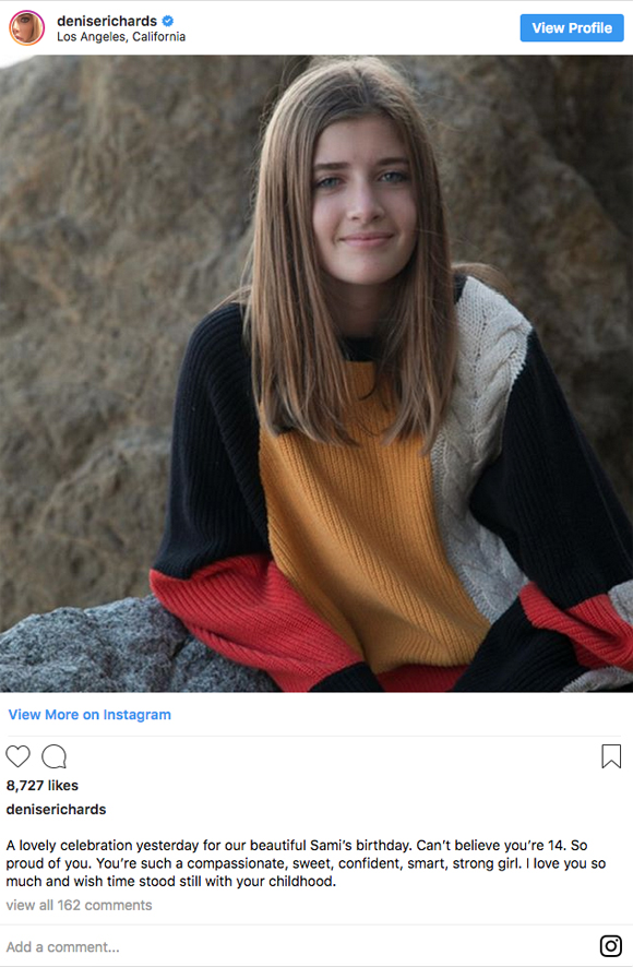 Denise Richards Daughter Sami Sheen Instagram