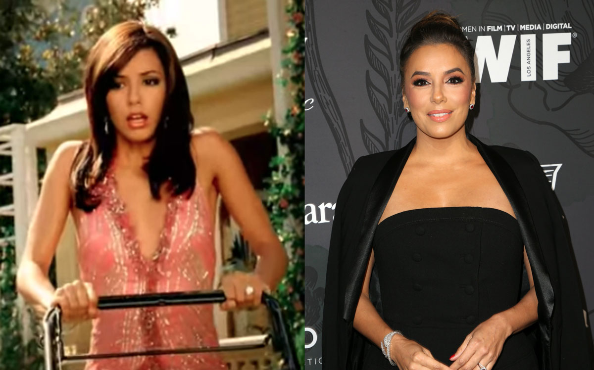Eva Longoria Desperate Housewives then and now