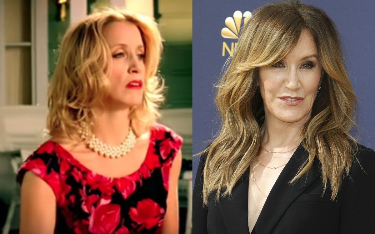 Felicity Huffman Macy Desperate Housewives then and now
