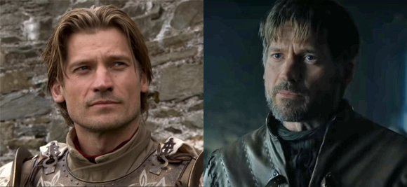 Jaime Lannister Then and Now