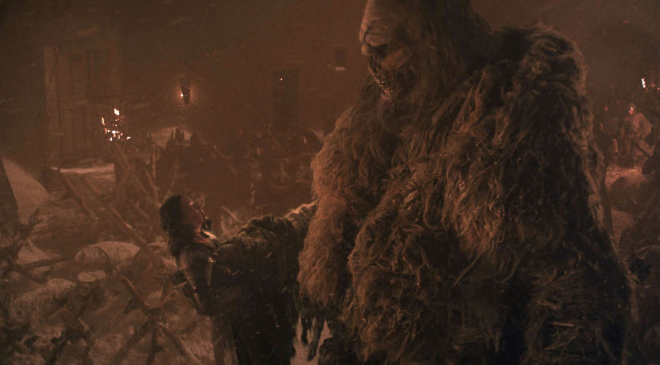 Lyanna Mormont's death by giant