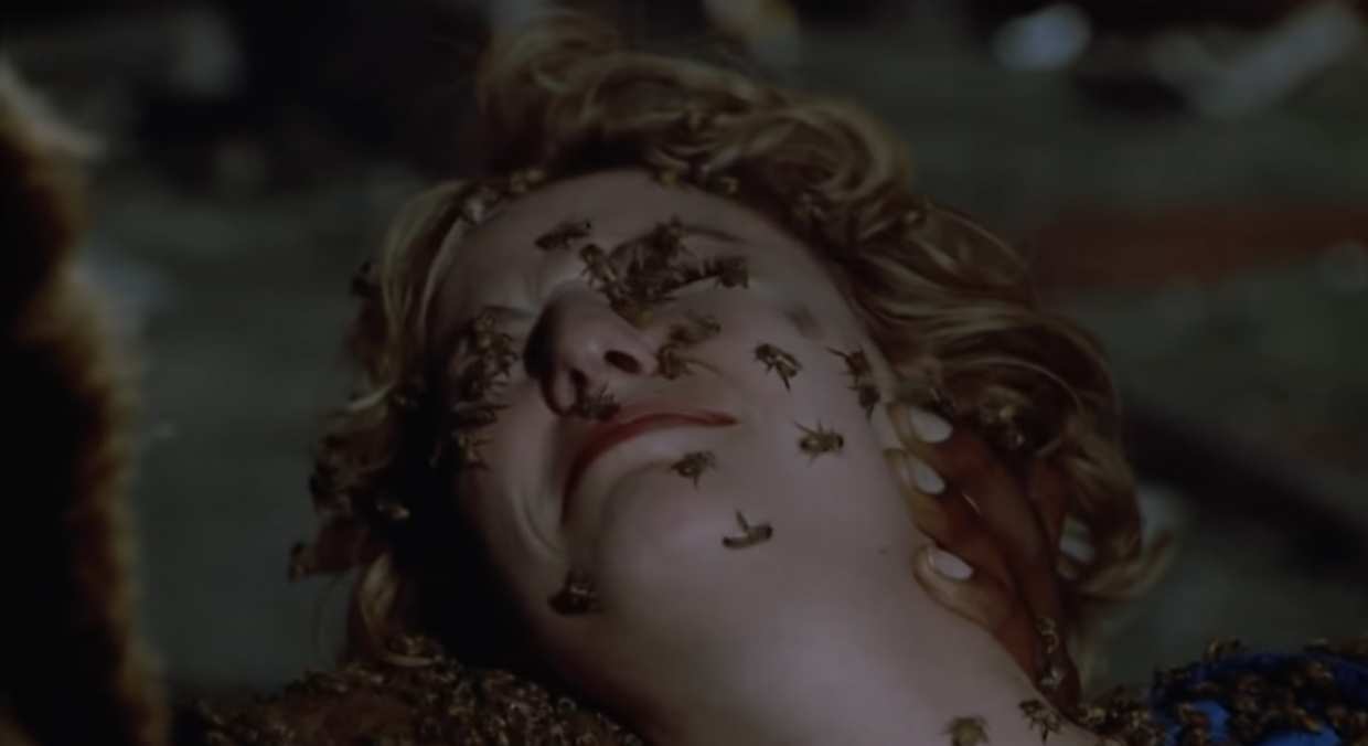 Woman Bees Eye Infection Tears