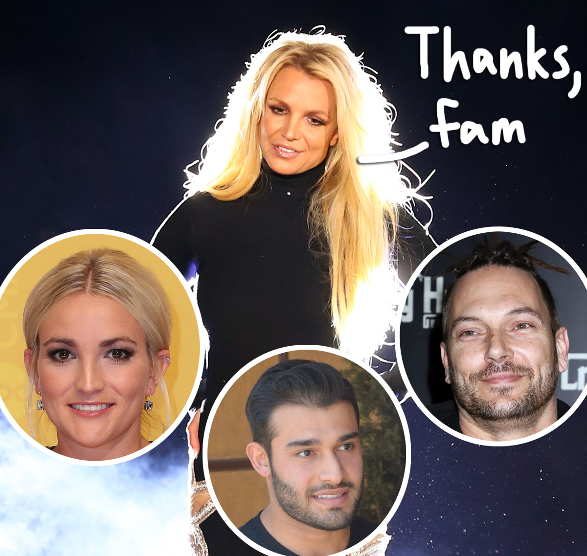 Jamie Lynn Spears, Kevin Federline, & Sam Asghari All Praise Britney