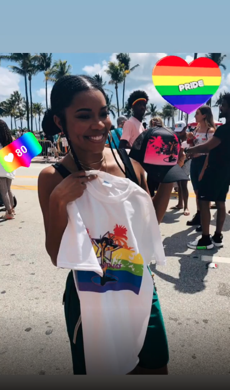 Nude Beach Stepmom - Gabrielle Union Is A Supportive Stepmom With Dwyane Wade's Son At Miami  Pride! - CelebrityTalker.com