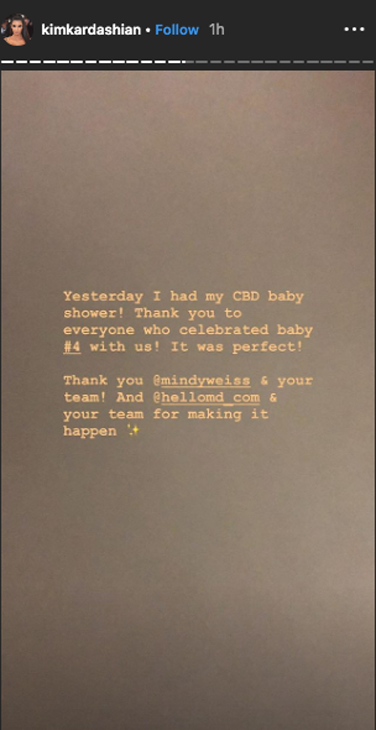 Kim Kardashian Reveals At Her CBD Baby Shower That 'The Baby Is Coming