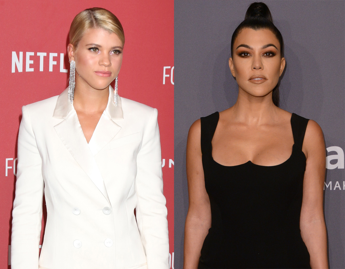 Sofia Richie Kourtney Kardashian spa day