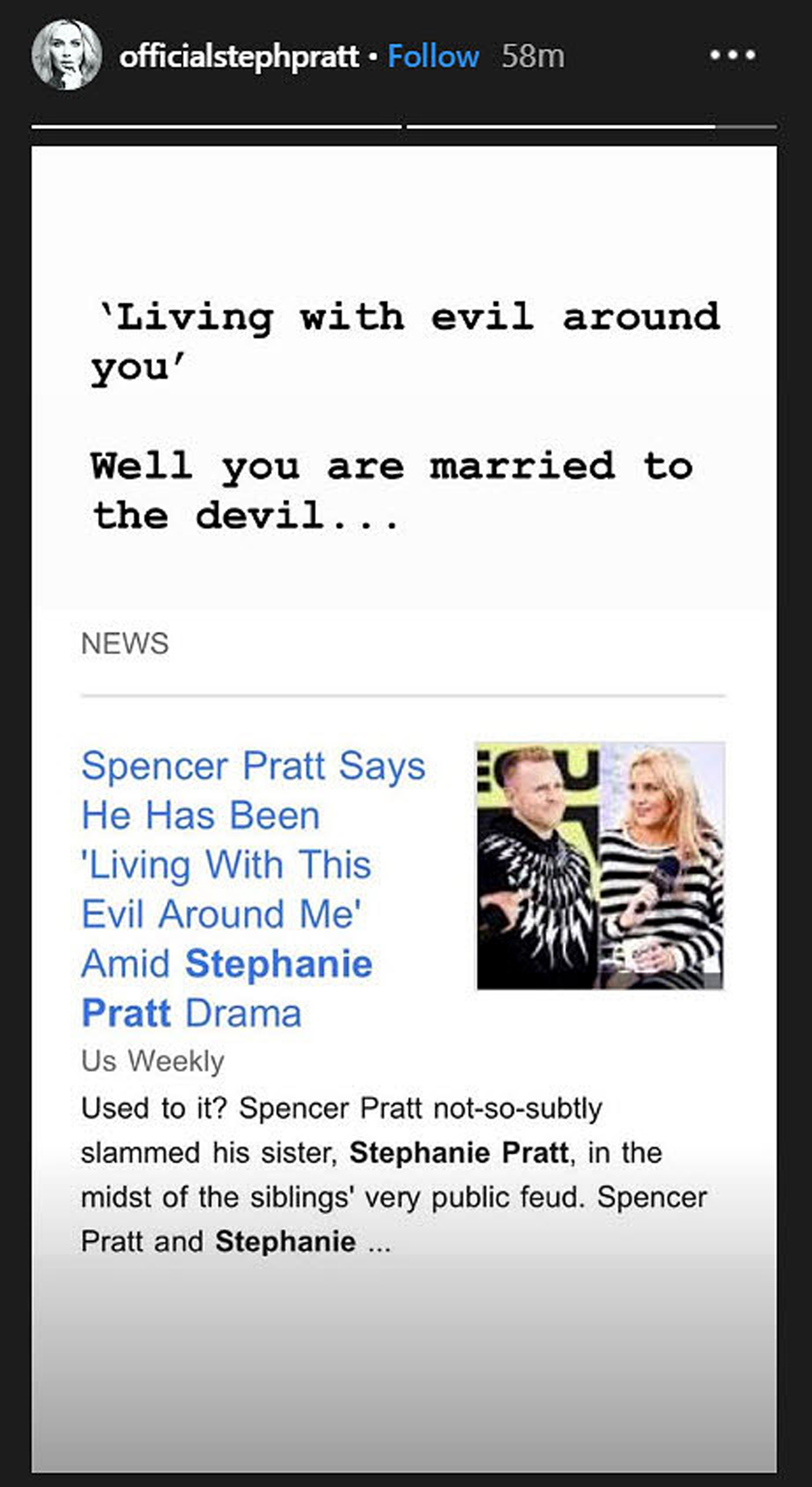 Stephanie Pratt Spencer Pratt Feud