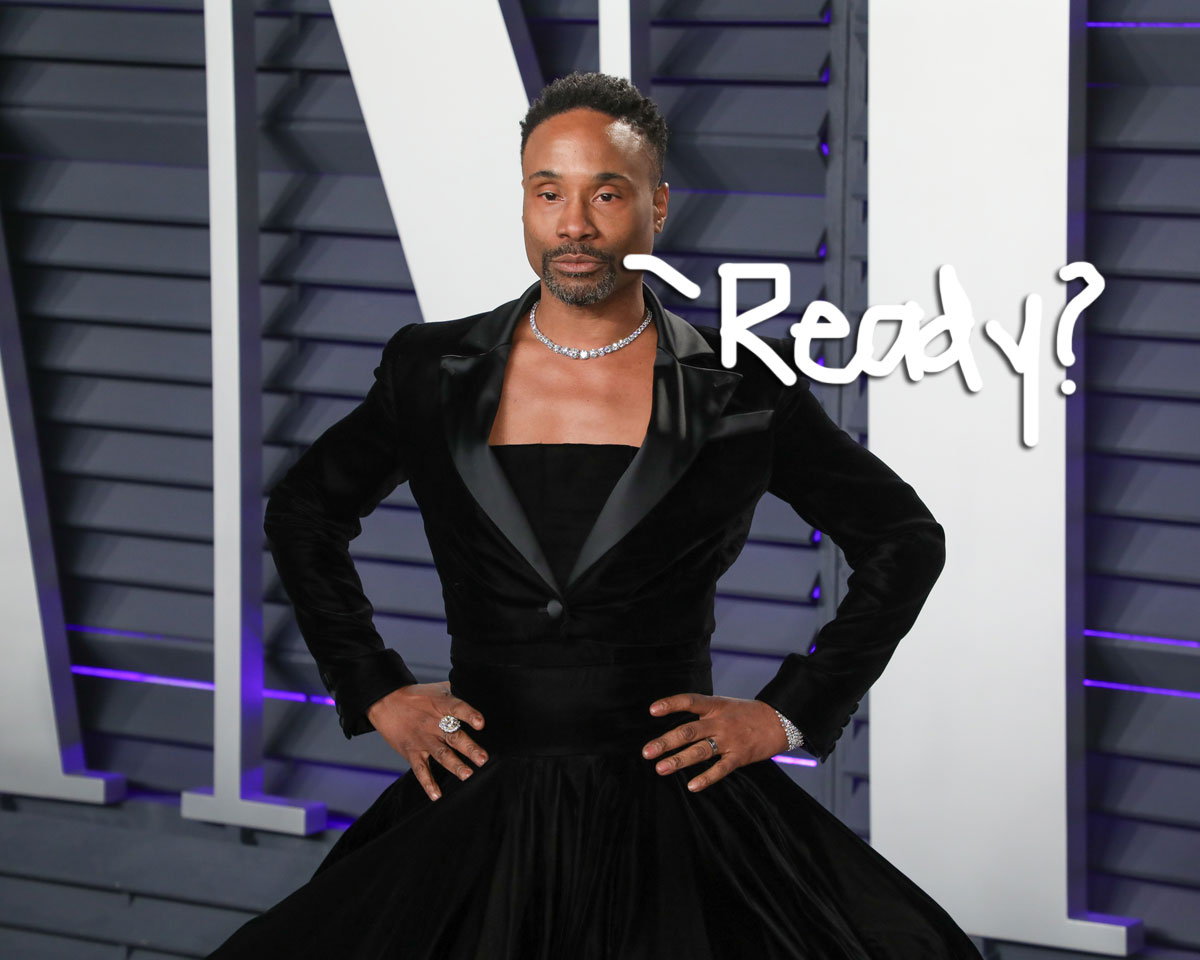 Met Gala 2019: Billy Porter Spreads His Gilded Wings! - Perez Hilton