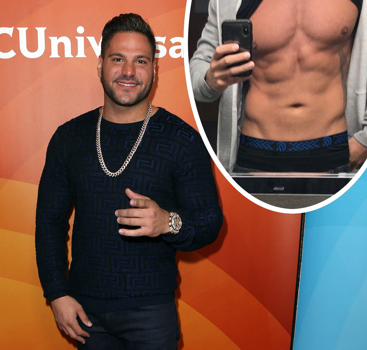 Ortiz naked ronnie magro 'Jersey Shore'. 