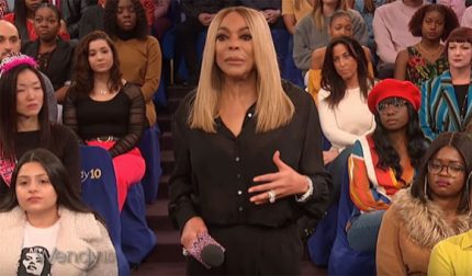 Wendy Williams admits she's living in a sober house.