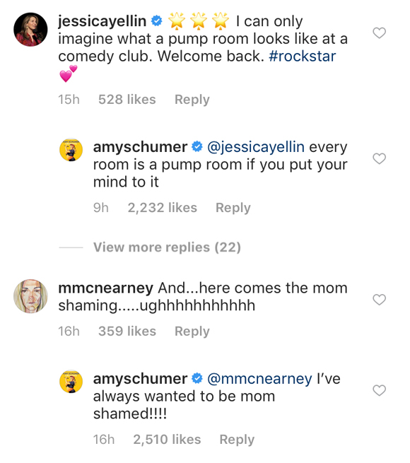Amy Schumer jokes around with her friends