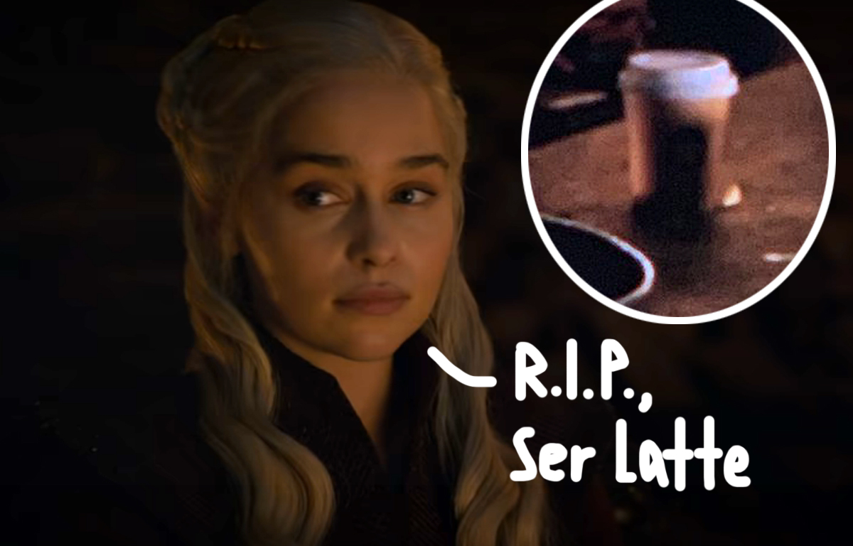 Daenerys Targaryen mourns Game Of Thrones coffee cup
