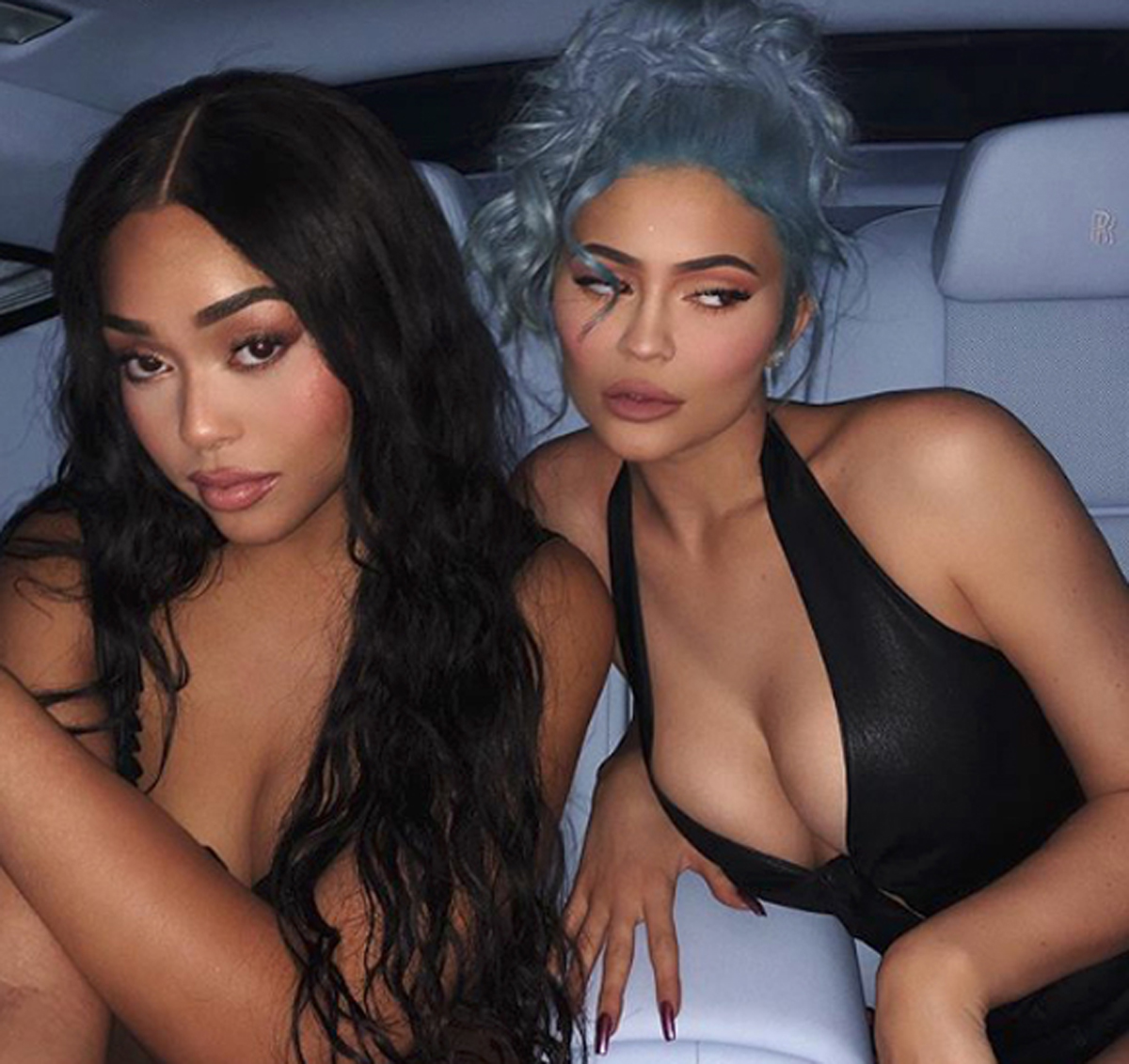 Kylie Jenner & Jordyn Woods Party Together In Club VIP Section And