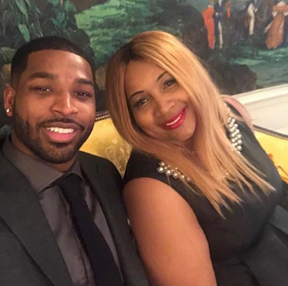 Tristan Thompson loves his momma!
