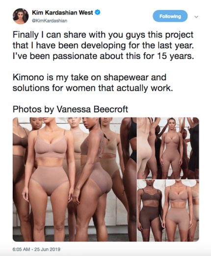 Kim Kardashian drops Kimono shapewear brand name after backlash