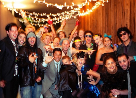cool people at a party