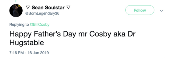 Bill Cosby's Father's Day tweet sets off Twitter